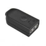 Adaptador Triple 10 A 2 P Negro