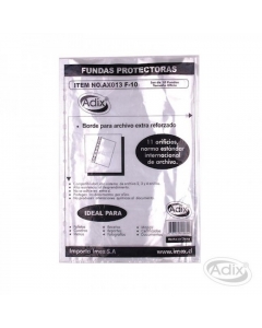 Funda Plastica Oficio 10 UND