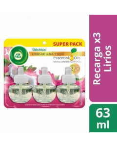 Desodorante Ambiental Pack 3 Repuestos de 21 ML Lirios de Luna y Seda