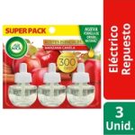 Desodorante Ambiental Pack 3 Repuestos de 21 ML Manzana Canela