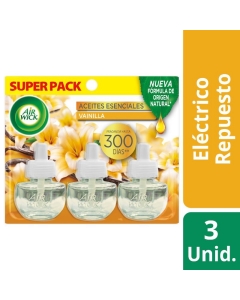 Desodorante Ambiental Pack 3 Repuestos de 21 ML Vainilla