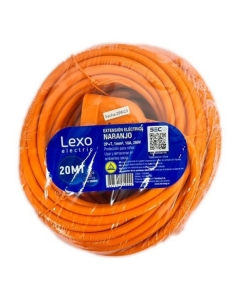 Alargador Simple Naranjo 10A 2P + T - 10 MT