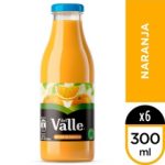 Jugo Nectar de Naranja Botella Vidrio Pack 6 UND 300 ML