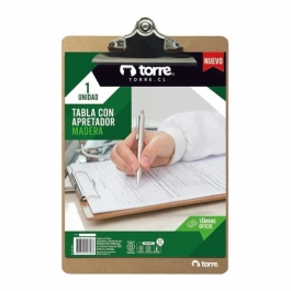 Anotador de Madera con Apretador Simple Oficio