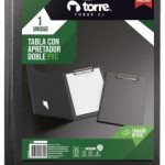 Anotador Pvc Negro Con Apretador Dobleoficio