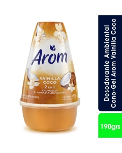 Aromatizante En Gel Cono 190 GR Vainilla Coco