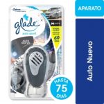 Aromatizador Automóvil Glade Aparato + Repuesto 7 ML New Car
