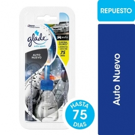 Aromatizador Automóvil Glade Repuesto 7 ML New Car