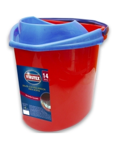 Balde Estrujador 14 LT Colores Surtidos