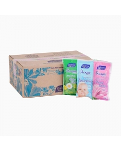 Shampoo Sachet Mix Aromas Caja 50 UND 50 ML Cu