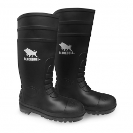 Bota de Agua de Seguridad Punta Plantilla Blackbull Negra