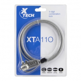 Cable de Seguridad Laptops con Combinación de 4 Dígitos