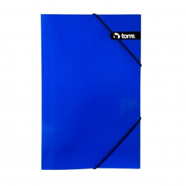 Carpeta Carton Oficio Con Elasticoazul