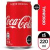 Bebida Lata Coca Cola Original Pack 6 UND 220 ML