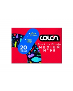 Block de Dibujo Medium N 9920 Hjs