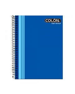 Cuaderno Universitario Triple Mat 7 MM 150 Hjs