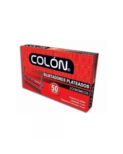 Acoclip Fastener Metalico Plateado 50 UND