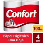 Papel Higienico Bajo Metraje HS Blanco 100 MT x 4 Rollos