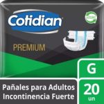 Panales Adulto Unisex Incontinencia Fuerte Premium Grande 20 UND