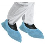 Cubre Calzado de Polietileno Azul 100 UND