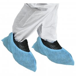 Cubre Calzado de Polietileno Azul 100 UND