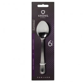 Cucharas de Té de Acero Inoxidable 6 UND