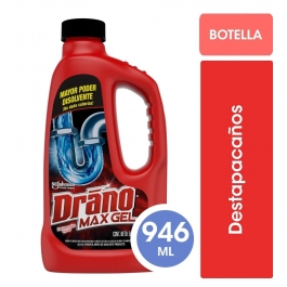 Destapador de Ductos y Cañerías Drano Max Gel 946 ML