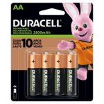 Pilas Aa Recargables 2500 Mah 4 UND