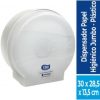 Dispensador Papel Higienico Alto Metraje Plastico Blanco