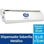 Dispensador Sabanilla Metalico Blanco