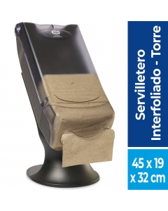 Dispensador Servilleta Torre Interfoliada Plastico