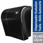 Dispensador Toalla de Papel Corte Autplastico Negro