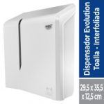 Dispensador Toalla Interfoliada Evolution Plastico Blanco