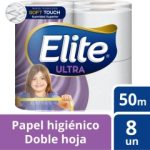 Papel Higienico Bajo Metraje HD Ultra 50 MT x 8 Rollos