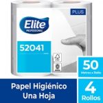 Papel Higienico Bajo Metraje HS Blanco Plus 50 MT x 4 Rollos