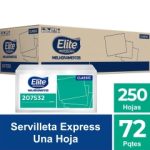 Servilleta Dispensador HS Express Classic 10 x 21 CM 250 Hjs x 72 Pqtes