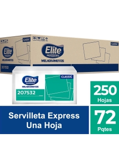 Servilleta Dispensador HS Express Classic 10 x 21 CM 250 Hjs x 72 Pqtes