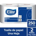 Toalla de Papel Alto Metraje HS Economica Classic 250 MT x 2 Rollos