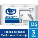 Toalla de Papel Alto Metraje HS Evolution Plus 135 MT x 3 Rollos