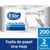Toalla de Papel Alto Metraje HS Blanca Plus 200 MT x 2 Rollos
