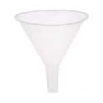 Embudo Plástico Blanco 12,5 CM
