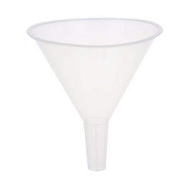 Embudo Plástico Blanco 12,5 CM