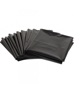 BOLSAS DE BASURA NEGRO PLANA 10 UND70 x 90 CM 30 µm