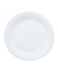 Platos de Carton Blancos 17 CM 100 UND