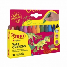 Lápices Crayones de Cera Jumbo 12 Colores