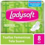 Toallas Higienicas Femeninas Normal Tela Suave 8 UND