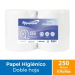 Papel Higienico Alto Metraje HD Premium 250 MT x 6 Rollos