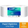 Papel Higienico Alto Metraje HS Blanco 500 MT x 4 Rollos