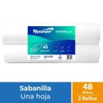Sabanilla Clinica HS Prepicada Blanca 48 MT x 2 Rollos
