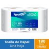 Toalla de Papel Alto Metraje HS Blanca 180 MT x 2 Rollos